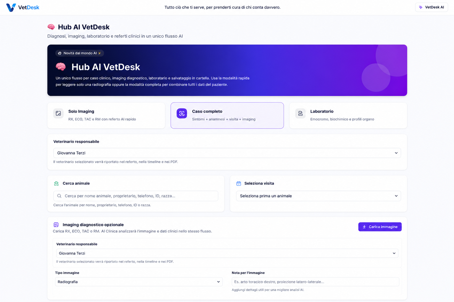 VetDesk Hub